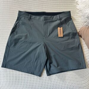 NOBULL mens golf tour shorts 9” dark gray